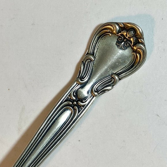 Gorham 2002 Sterling Silver Spoon Snowflake Serving Chantilly Holiday Collector - Picture 6 of 8